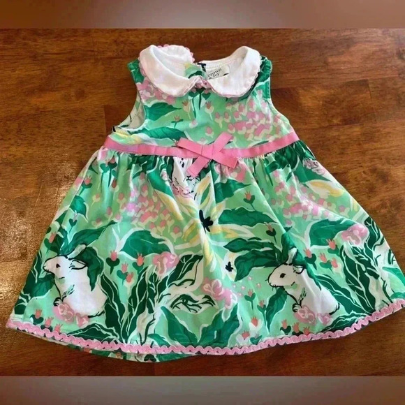Crown and Ivy infant bunny dress size 6-9m - Picture 1 of 3